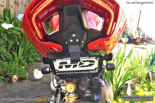 2020-2024 Ducati Streetfighter V4 Fender Eliminator / Tail Tidy (Low Profile) - Image 3