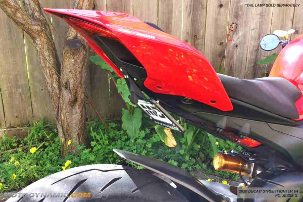2020-2024 Ducati Streetfighter V4 Fender Eliminator / Tail Tidy (Low Profile) - Image 4