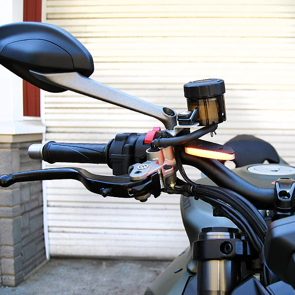 2020-2024 Ducati Streetfighter V4 Front LED Turn Signals (High Mount) by New Rage Cycles - Image 5
