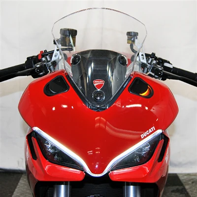 2021-2025 Ducati Supersport 950 Mirror Block Off LED Turn Signals - Image 4