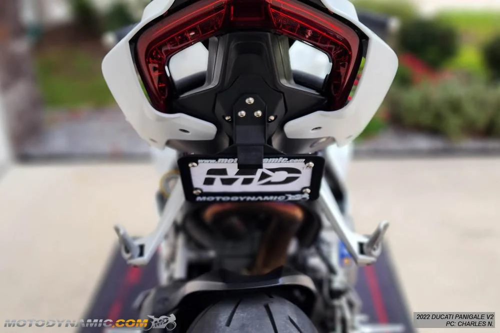 2018-2024 Ducati Panigale V4 Fender Eliminator / Tail Tidy (Low Profile) - Image 3