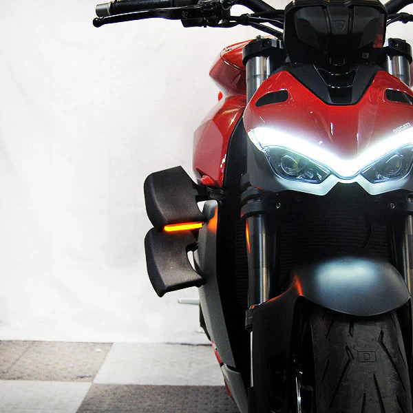 2022-2024 Ducati Streetfighter V2 Front LED Turn Signals by New Rage Cycles - Image 3