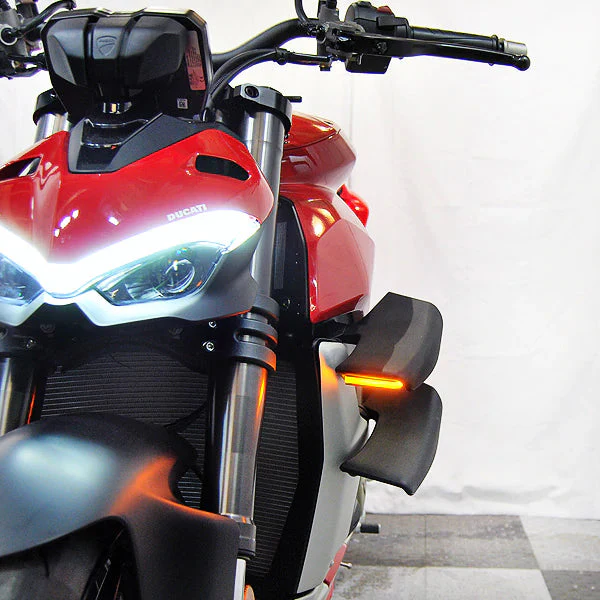 2022-2024 Ducati Streetfighter V2 Front LED Turn Signals by New Rage Cycles - Image 4