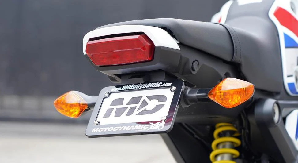 2022-2026 Honda Grom Fender Eliminator Kit / Tail Tidy with LED Plate Light - Image 3