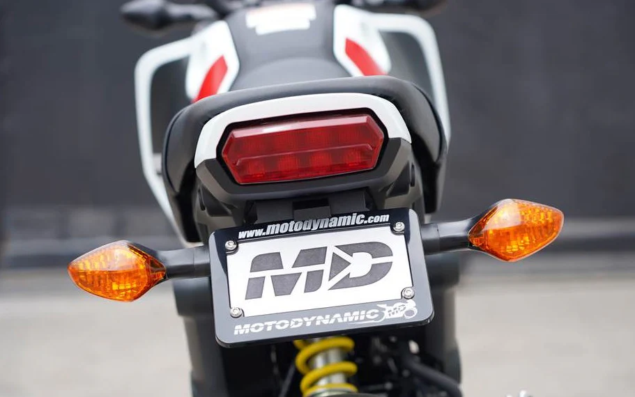 2022-2026 Honda Grom Fender Eliminator Kit / Tail Tidy with LED Plate Light - Image 4