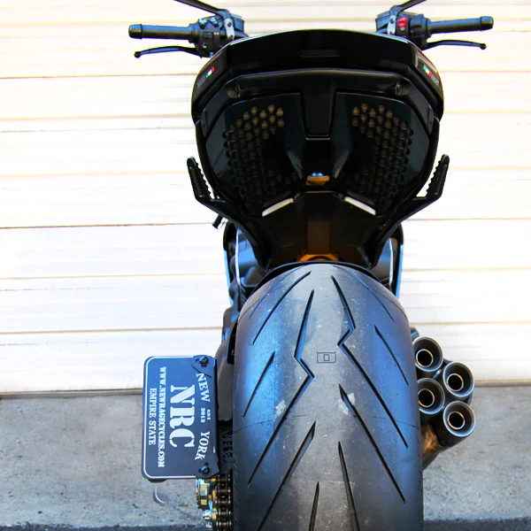2023-2026 Ducati Diavel V4 Side Mount License Plate (2 Positions) - Image 3