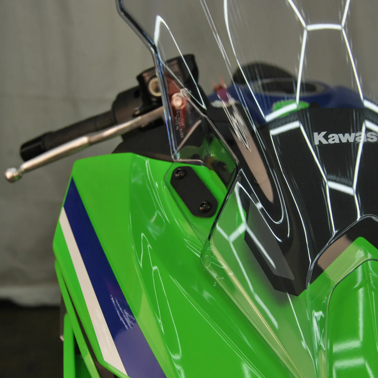 2024-2026 Kawasaki Ninja 500 Mirror Block Off Plates - Image 4
