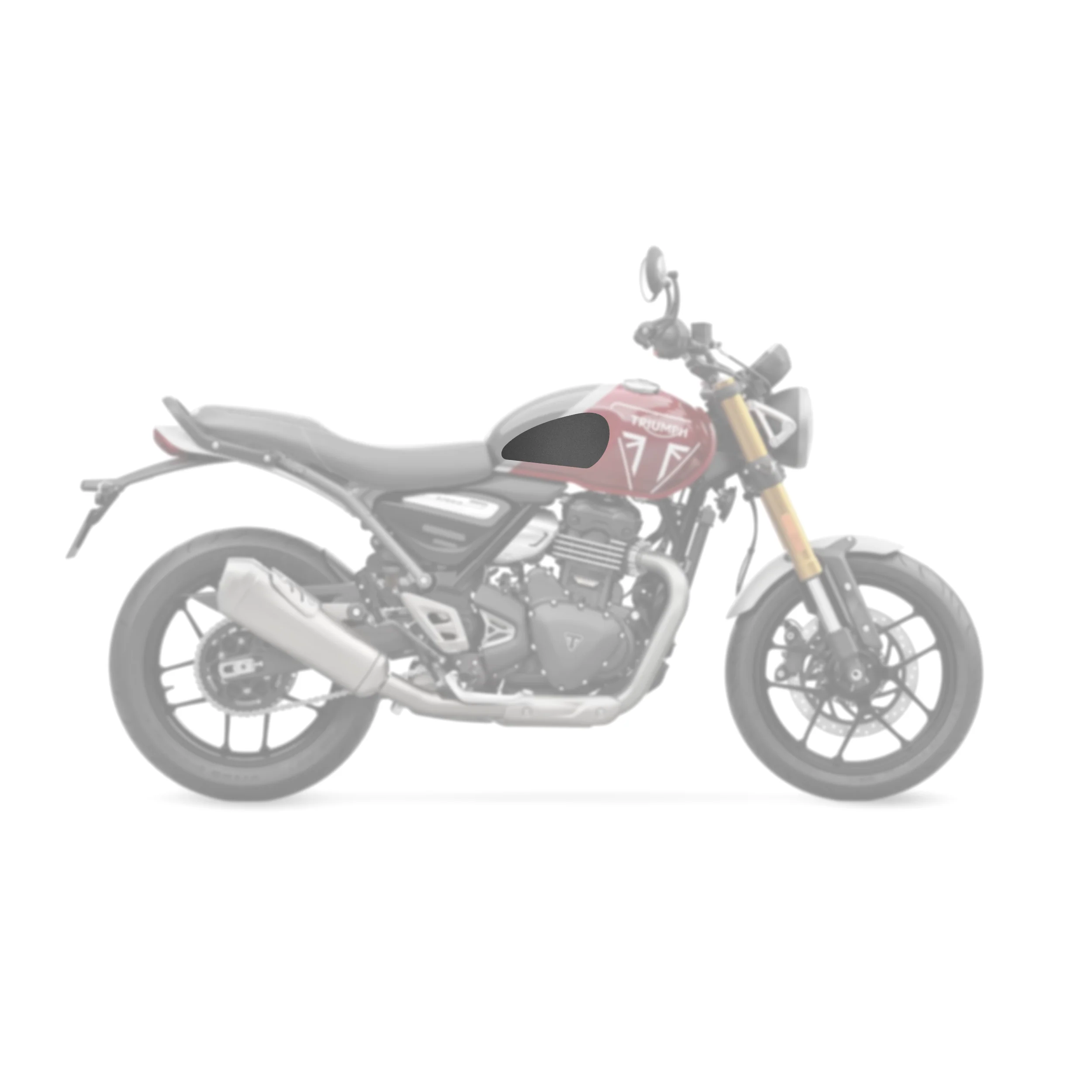 2024-2025 Triumph Speed 400 Tank Pads - Image 2