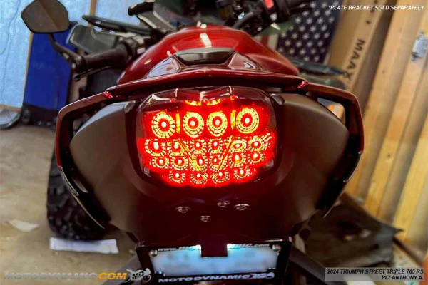 2024 Triumph Street Triple 765 R RS LED Integrated Tail Light - Image 5