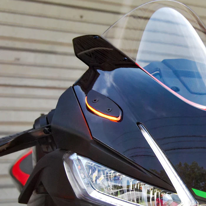 2025-2026 Aprilia RSV4 Mirror Block Off Turn Signals by New Rage Cycles - Image 3
