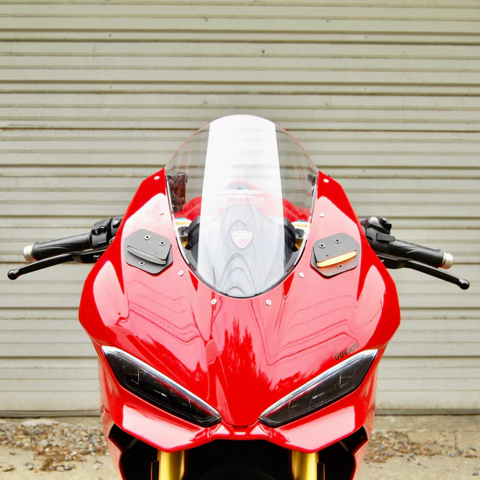 2025-2026 Ducati Panigale V2 Mirror Block Off Turn Signals by New Rage Cycles - Image 2
