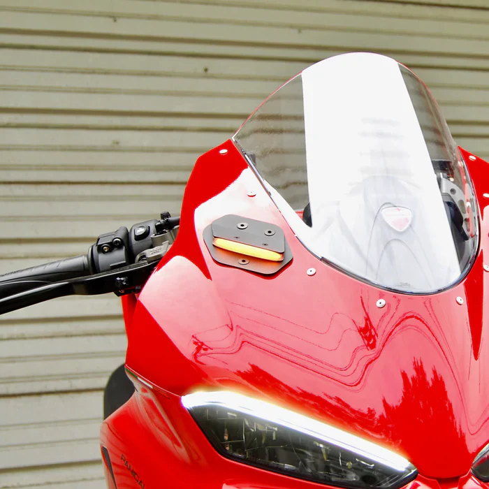 2025-2026 Ducati Panigale V2 Mirror Block Off Turn Signals by New Rage Cycles - Image 3