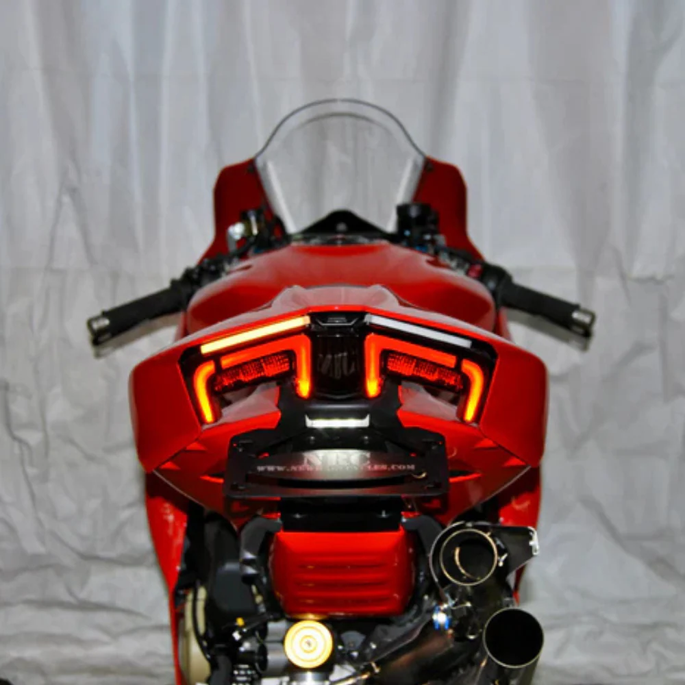 2025-2026 Ducati Streetfighter V4 Tail Tidy / Fender Eliminator with LED Turn signals by New Rage Cycles
