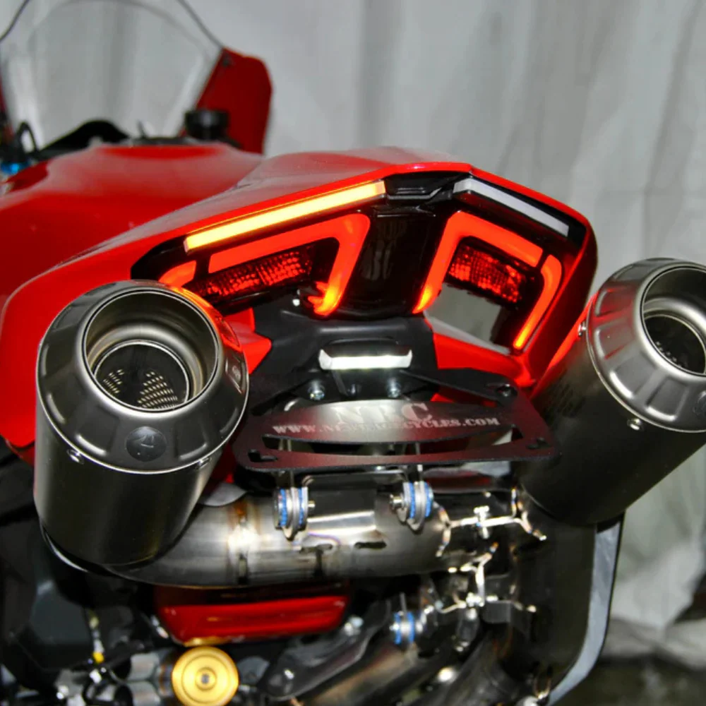 2025-2026 Ducati Streetfighter V4 Tail Tidy / Fender Eliminator with LED Turn signals by New Rage Cycles - Image 6