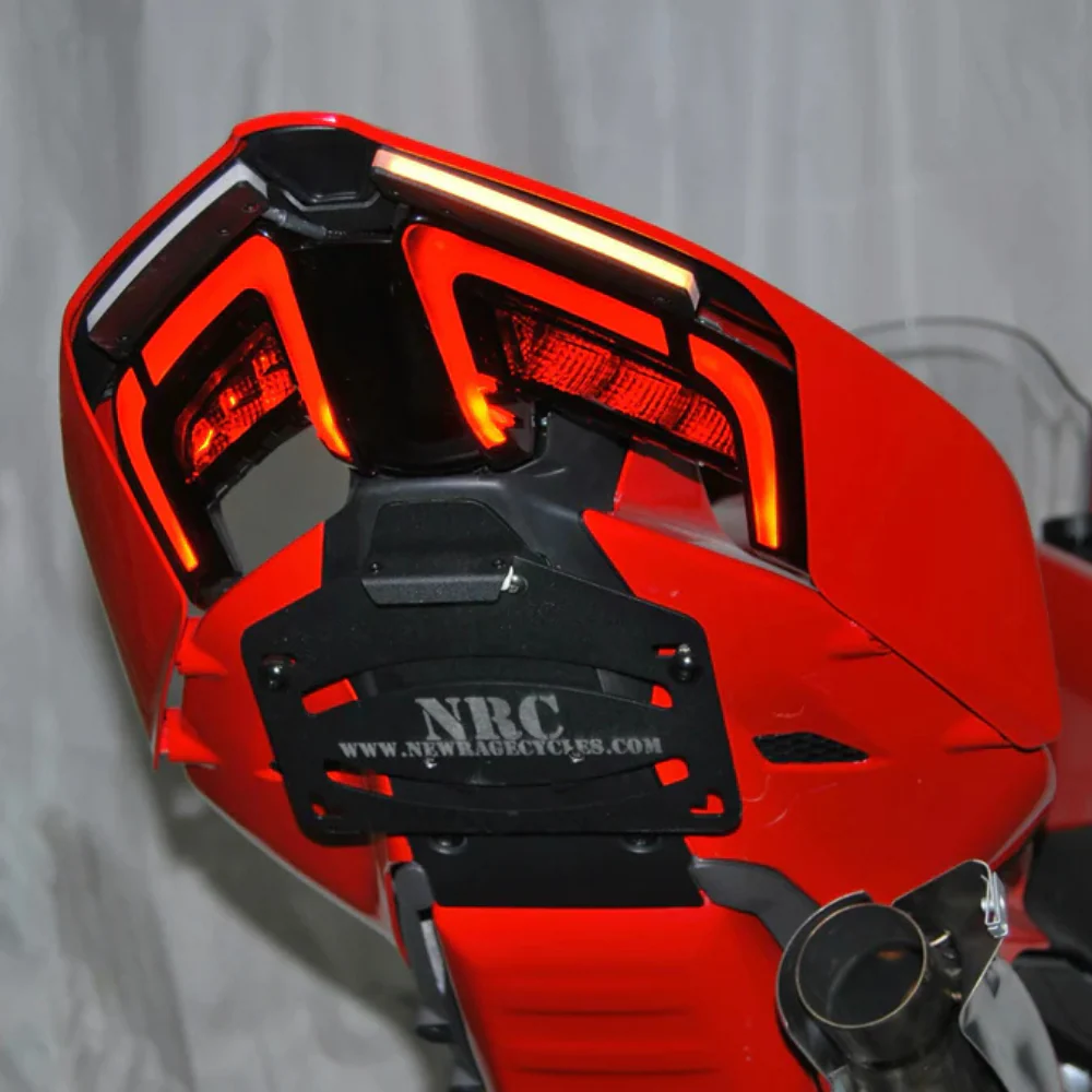 2025-2026 Ducati Streetfighter V4 Tail Tidy / Fender Eliminator with LED Turn signals by New Rage Cycles - Image 9
