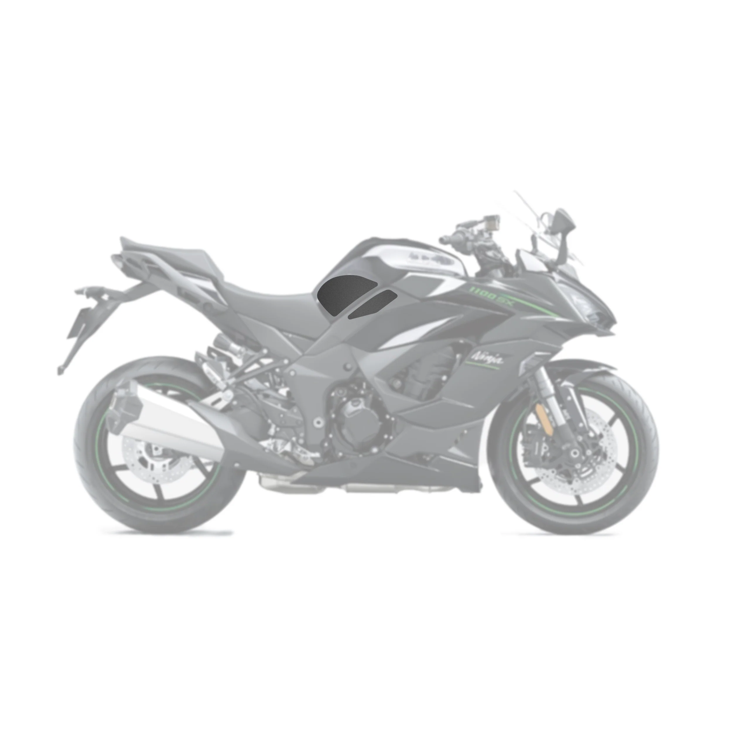 2025 Kawasaki Ninja 1100 SX Tank Pads - Image 2