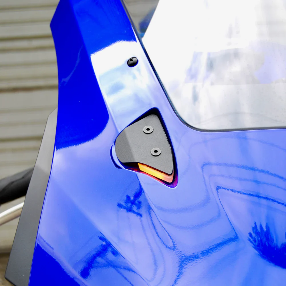 2025-2026 Yamaha R9 Mirror Block Off Turn Signals by New Rage Cycles
