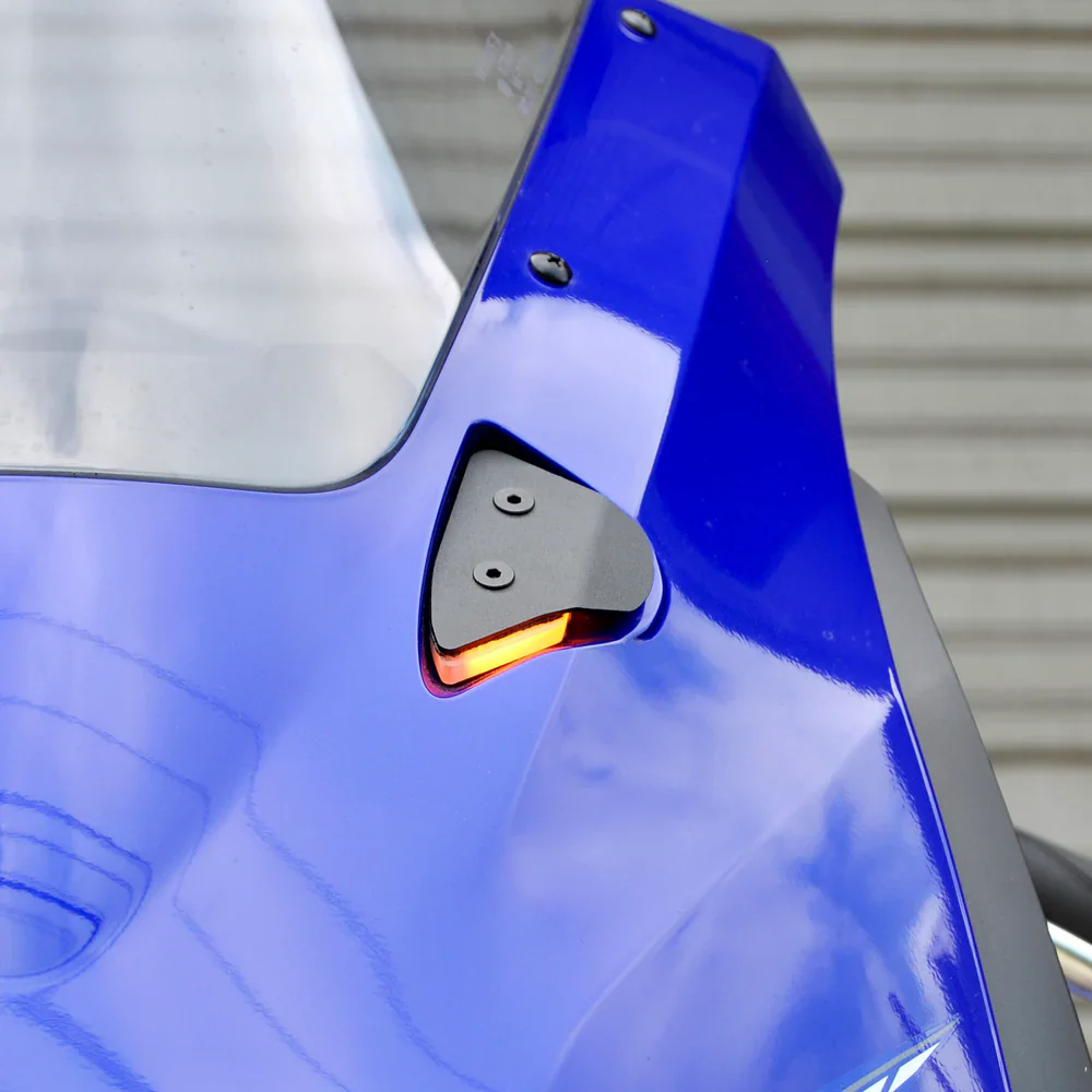 2025-2026 Yamaha R9 Mirror Block Off Turn Signals by New Rage Cycles - Image 2
