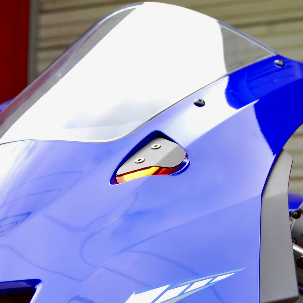 2025-2026 Yamaha R9 Mirror Block Off Turn Signals by New Rage Cycles - Image 5