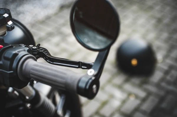 Clamp-on CNC Round Bar End Mirrors - Image 3