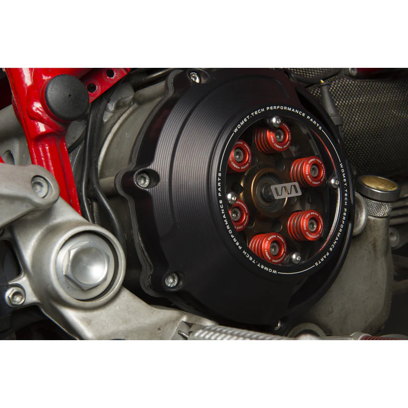 Ducati 848 1098 1198 Clear Clutch Cover by Womet-Tech - Image 4
