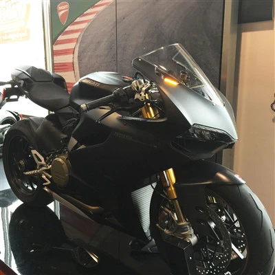 Ducati 899 1199 Panigale Mirror Block Off LED Front Turn Signals by New Rage Cycles - Image 3