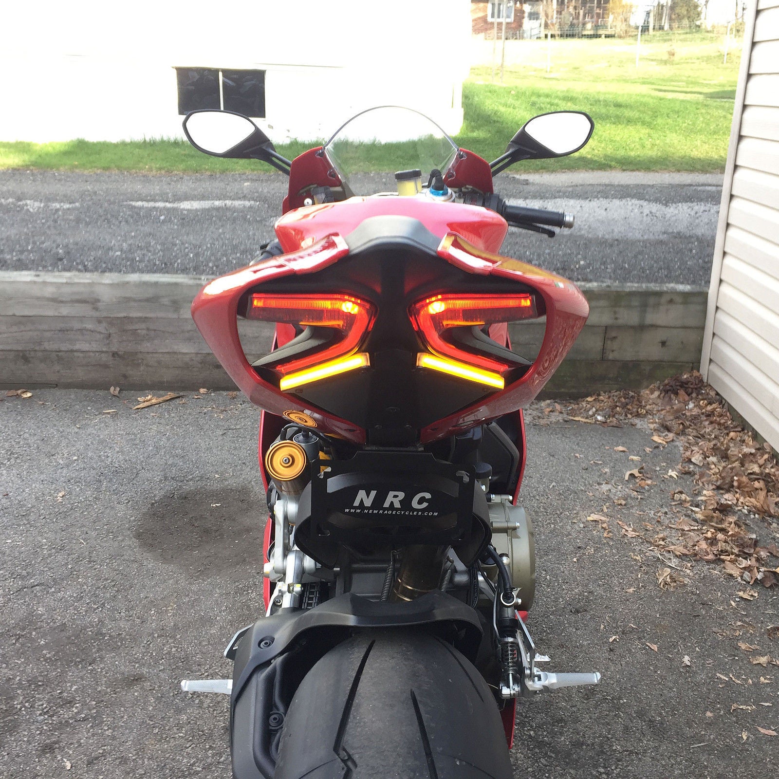 Ducati 959 1299 Panigale Fender Eliminator Kit / Tail Tidy with LED Turn Signals by New Rage Cycles - Image 3
