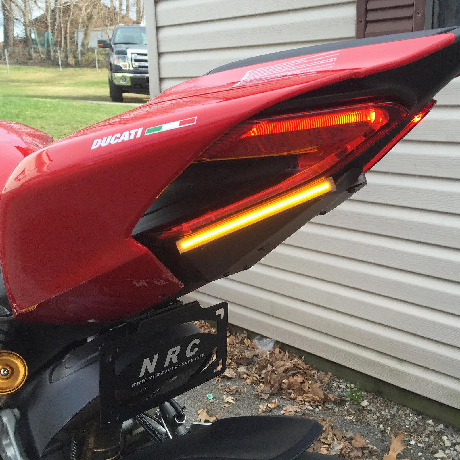 Ducati 959 1299 Panigale Fender Eliminator Kit / Tail Tidy with LED Turn Signals by New Rage Cycles - Image 4