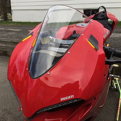 Ducati 959 1299 Panigale LED Mirror Block Off LED Front Turn Signals by New Rage Cycles - Image 4