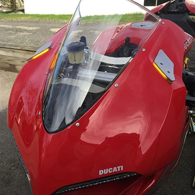 Ducati 959 1299 Panigale LED Mirror Block Off LED Front Turn Signals by New Rage Cycles - Image 7