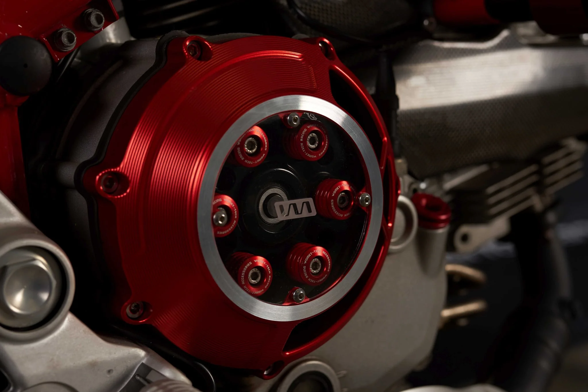 Ducati 999 Clear Clutch Cover by Womet-Tech