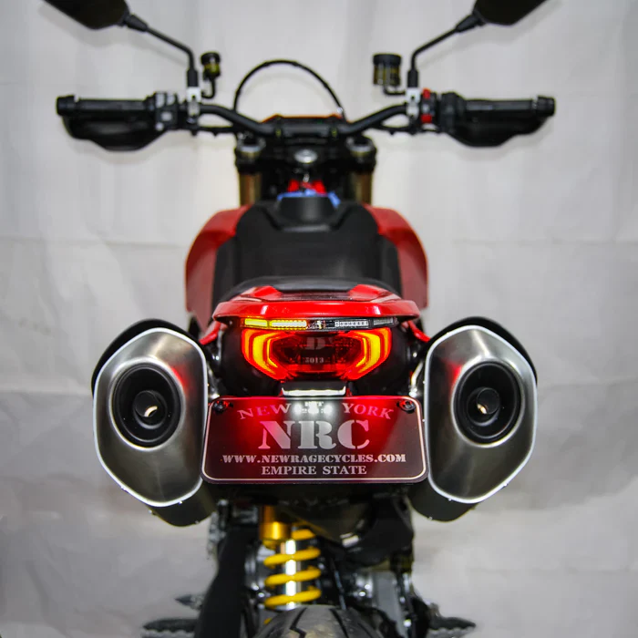 2024-2026 Ducati Hypermotard 698 Fender Eliminator / Tail Tidy with Turn Signals - Image 2