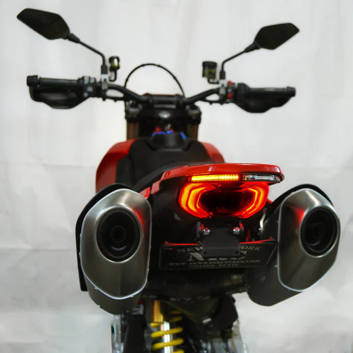 2024-2026 Ducati Hypermotard 698 Fender Eliminator / Tail Tidy with Turn Signals - Image 4