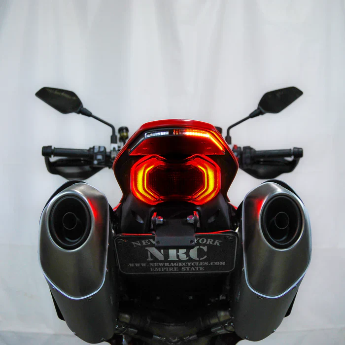 2024-2026 Ducati Hypermotard 698 Fender Eliminator / Tail Tidy with Turn Signals - Image 5