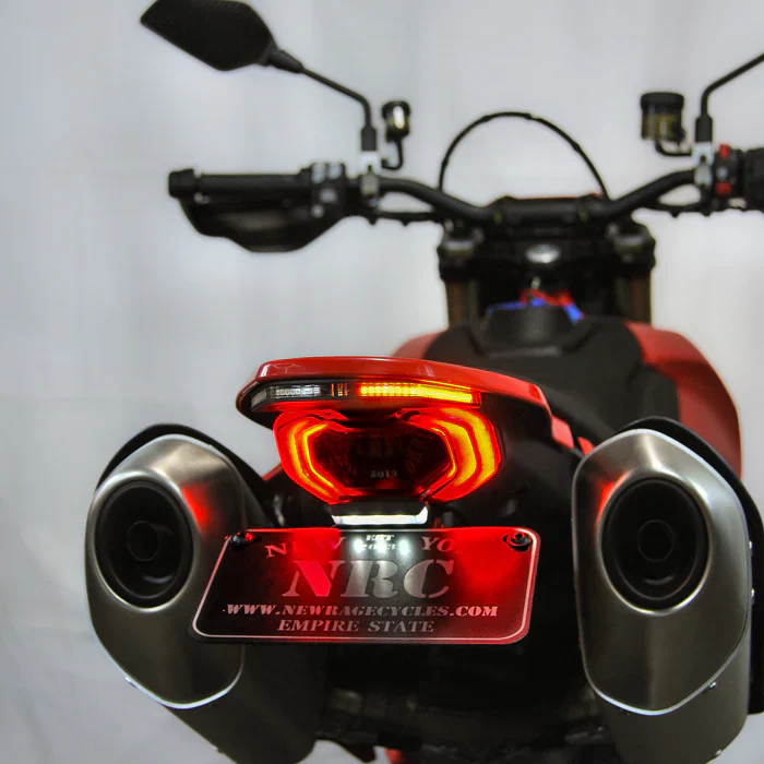2024-2026 Ducati Hypermotard 698 Fender Eliminator / Tail Tidy with Turn Signals - Image 6