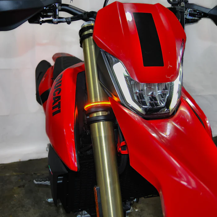 2024-2026 Ducati Hypermotard 698 Front LED Turn Signals by New Rage Cycles - Image 2
