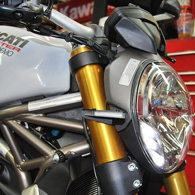 Ducati Monster 696 LED Front Turn Signals by New Rage Cycles - Image 4