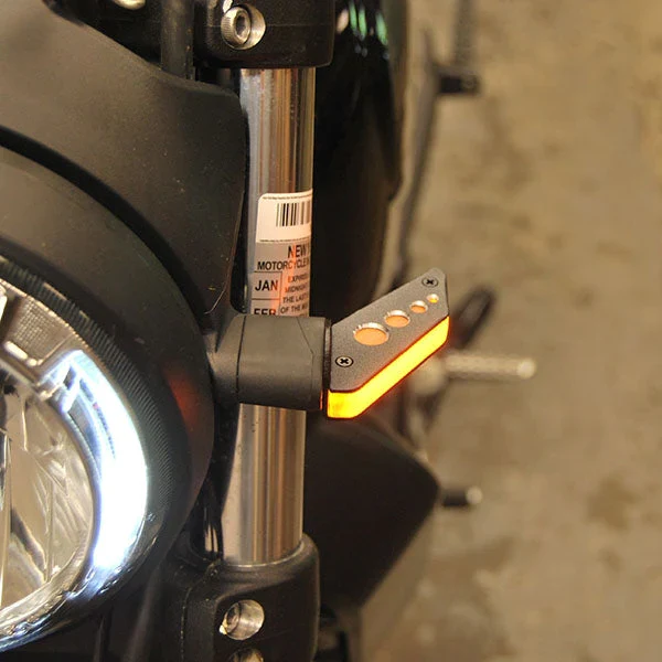 Ducati Scrambler Cafe Racer Front LED Turn Signals by New Rage Cycles - Image 3