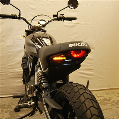 Ducati Scrambler Sixty2 Tail Tidy with LED Turn Signals by New Rage Cycles - Image 4