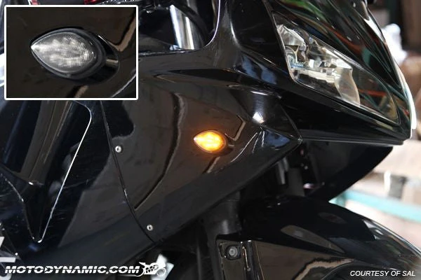 2003-2026 Honda CBR600RR Flush Mount LED Front Turn Signals - Image 4