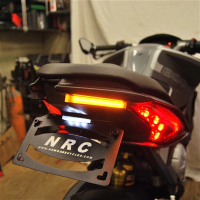 2012-2018 MV Agusta Dragster 800 Fender Eliminator Kit / Tail Tidy with LED Turn Signals - Image 2