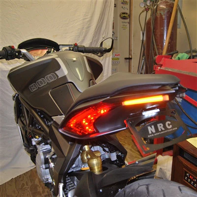 2012-2018 MV Agusta Dragster 800 Fender Eliminator Kit / Tail Tidy with LED Turn Signals - Image 6