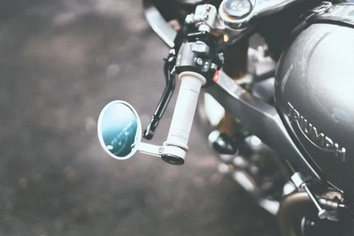 Royal Enfield Interceptor 650/Continental GT 650 Bar End Mirrors - Clamp On - Image 5