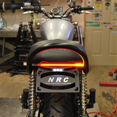 2006-2016 Triumph Scrambler Fender Eliminator Kit / Tail Tidy with Integrated Tail Light - Image 4