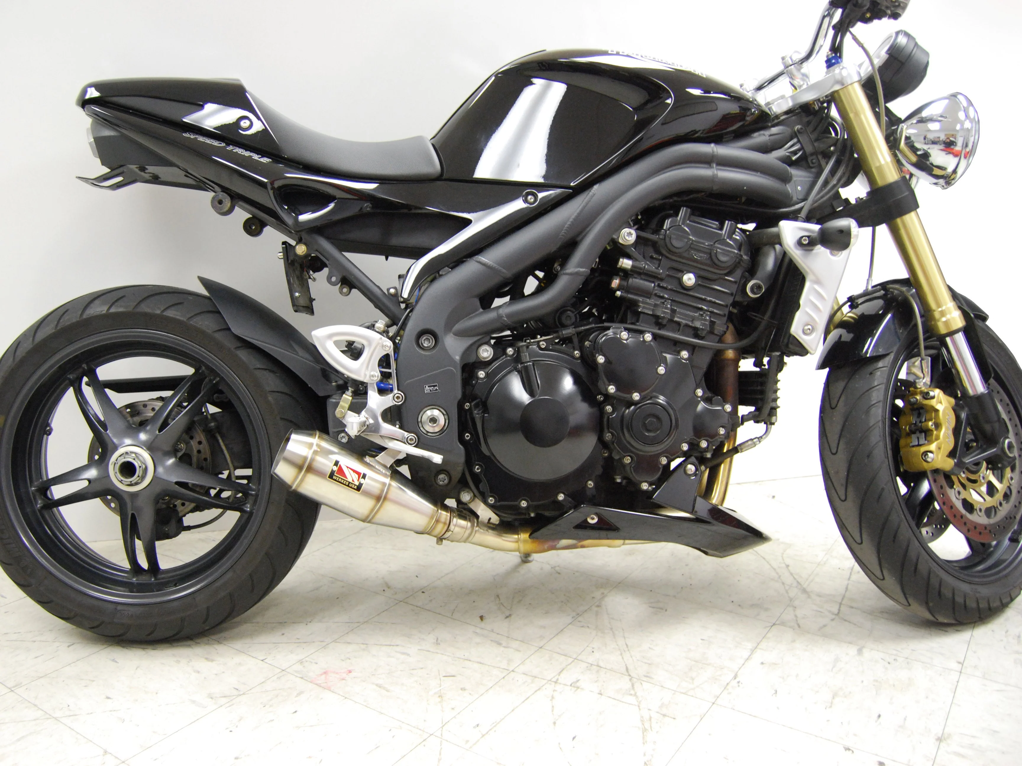 2005-2007 Triumph Speed Triple Slip-On Exhaust (Front O2) - Image 3