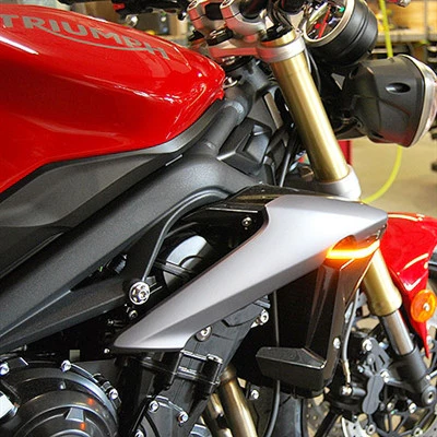 2013-2017 Triumph Street Triple Front LED Turn Signals - Image 6
