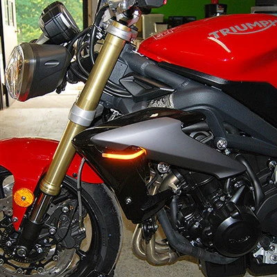 2013-2017 Triumph Street Triple Front LED Turn Signals - Image 7