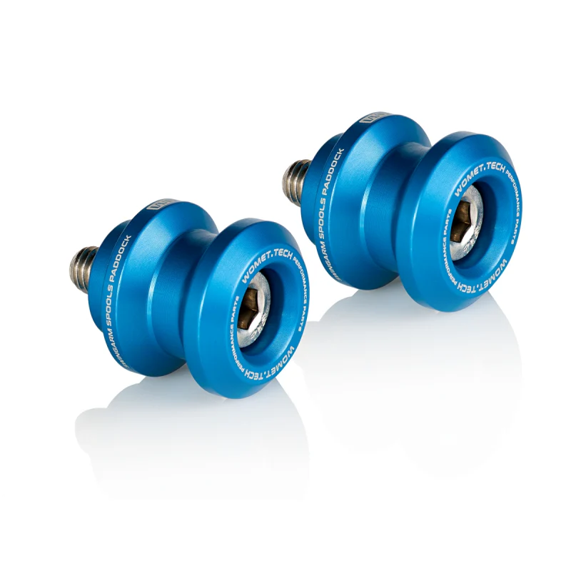 Yamaha MT01 Swingarm Spools M6 by Womet-Tech | Womet-Tech M6 Paddock Stand Spools - Image 2