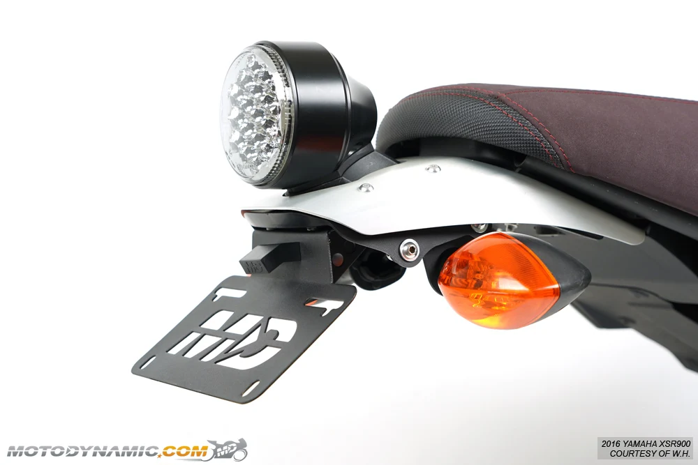 2016-2021 Yamaha XSR900 Fender Eliminator Kit / Tail Tidy with Plate Light