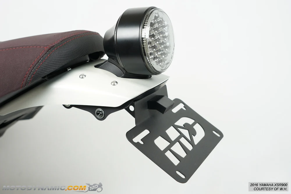 2016-2021 Yamaha XSR900 Fender Eliminator Kit / Tail Tidy with Plate Light - Image 4